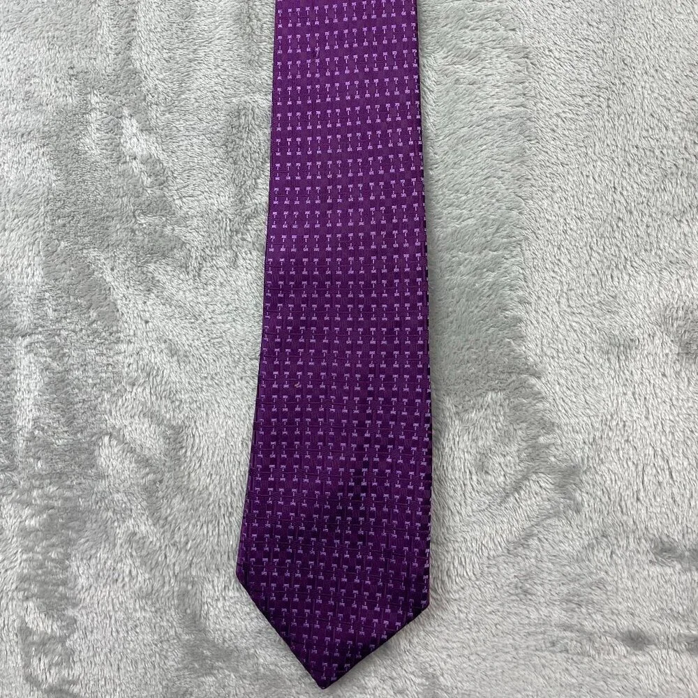 Steve Harvey Collection Men's Classic 100% Silk Neck Tie